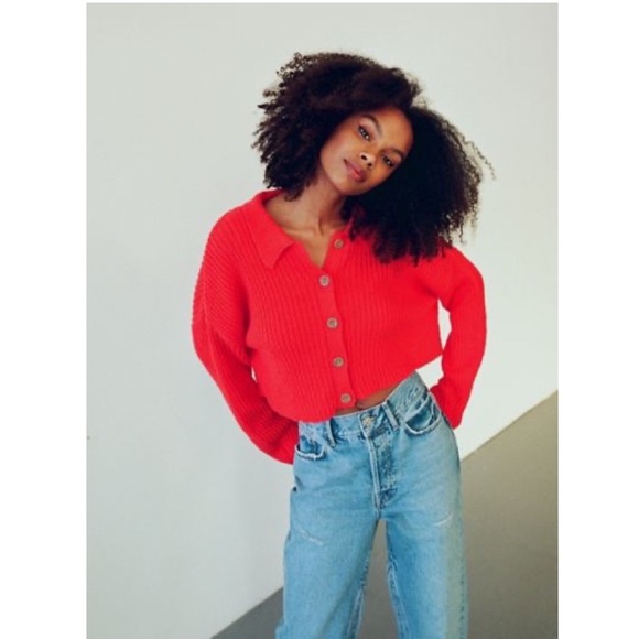 Urban Outfitters Sweaters - UO Simona Ribbed Cardigan
